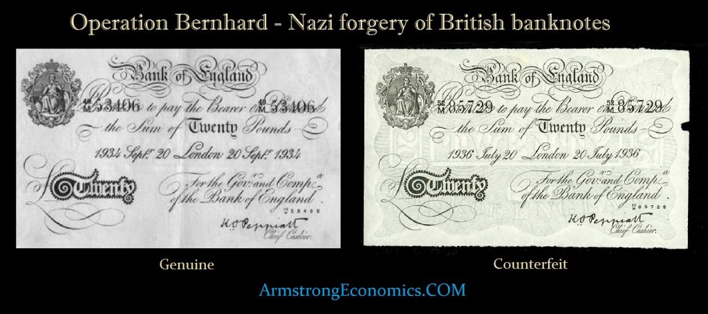 1936 German counterfeit British 20 pound 1024x454