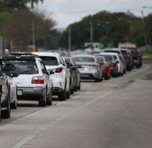 Miami Living in cars