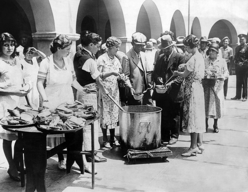 soup kitchens LA 1929