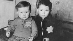 German jews children in yellow stars