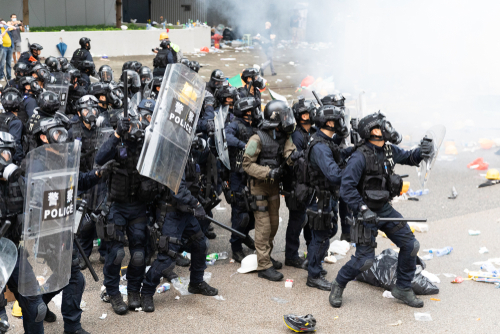 Hong Kong Protest Police