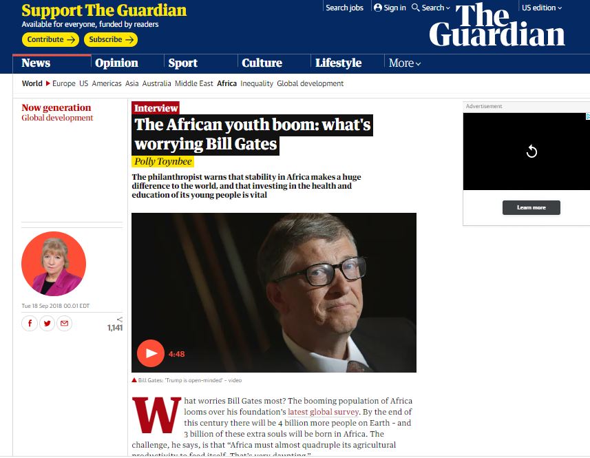 Gates Targets Africa