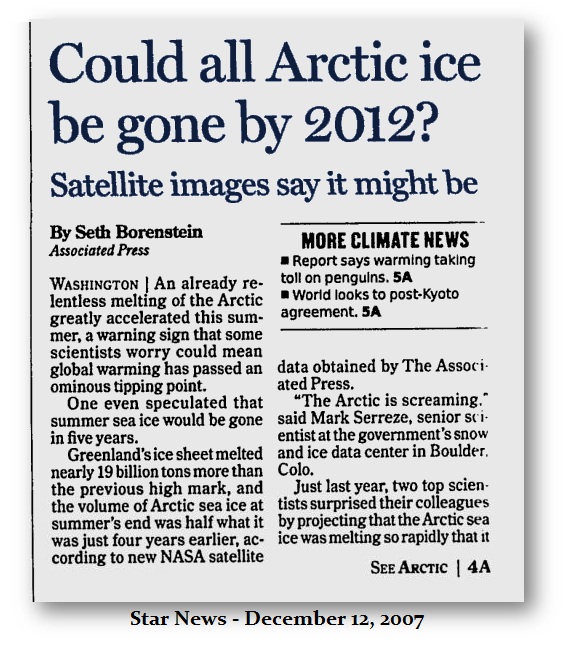 2007 Artic Ice Gone