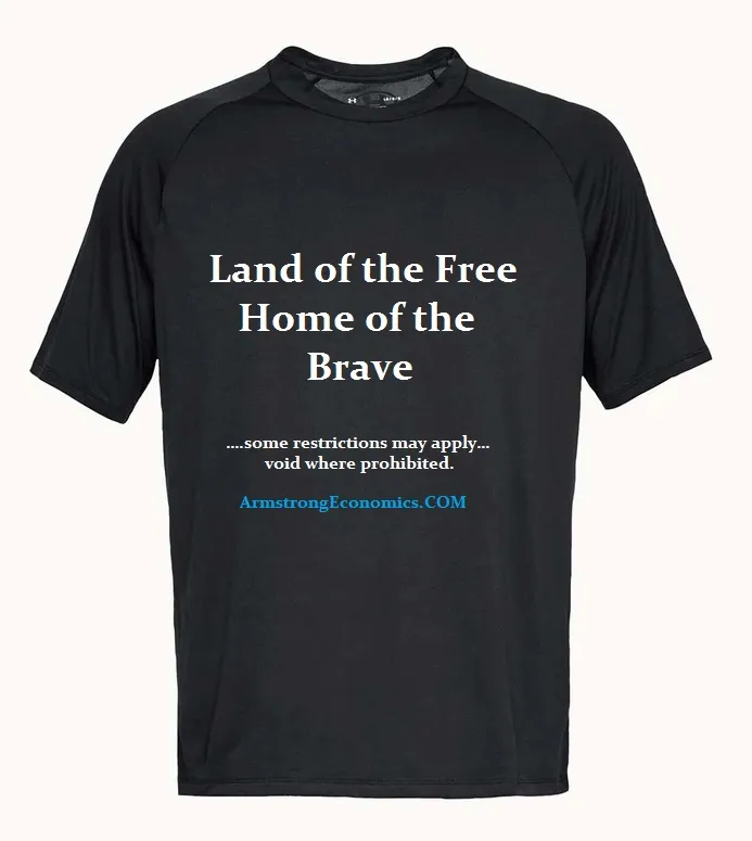 T Shirt Land of Free