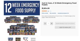 2020 Survival Food