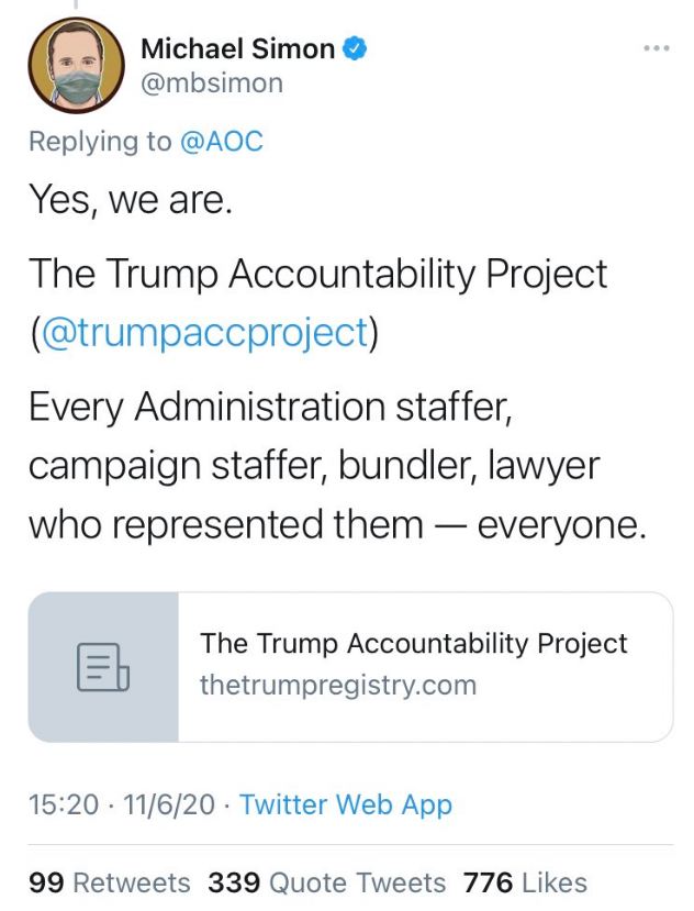 AOC Trump Supporter lists