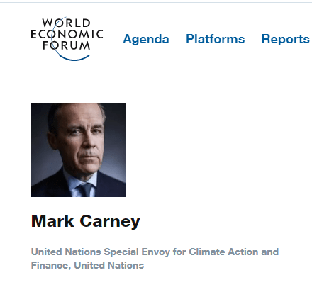 Carney Mark WEF