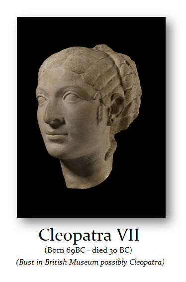Cleopatra VII Bust British