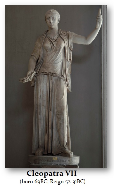 Cleopatra VII Statue