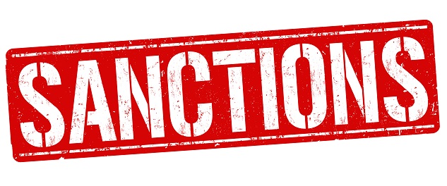 Sanctions,Grunge,Rubber,Stamp,On,White,Background,,Vector,Illustration