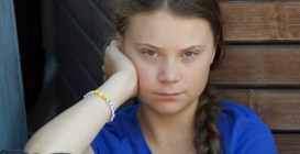 Stockholm,,Sweden,-,July,26,,2019:,Greta,Thunberg,Demonstrating,Outside