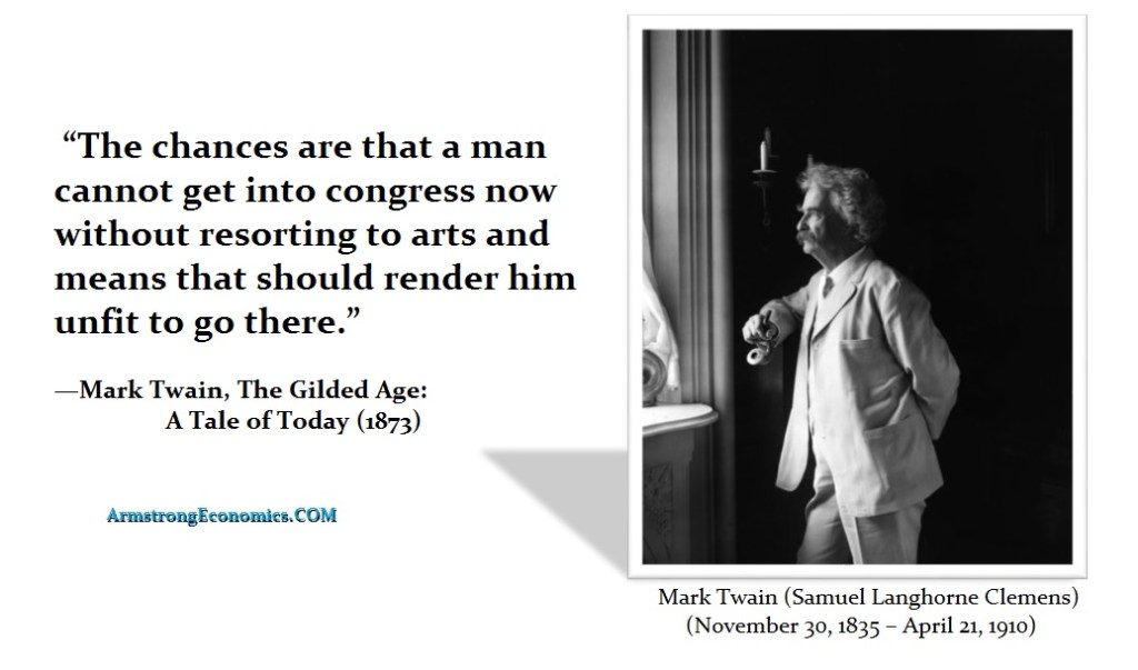 Twain Corruption Require to be Politicians