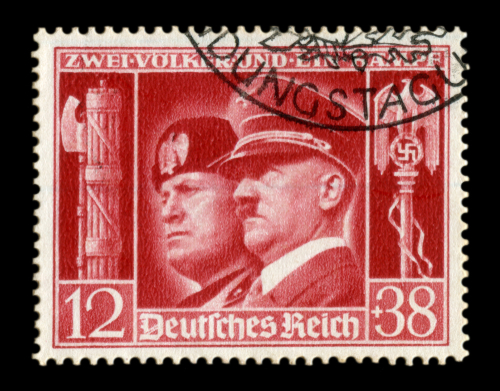 Germany,-,Circa,1941:,German,Historical,Stamp:,German-italian,Brotherhood,In Germany,-,Circa,1941:,German,Historical,Stamp:,German-italian,Brotherhood,In