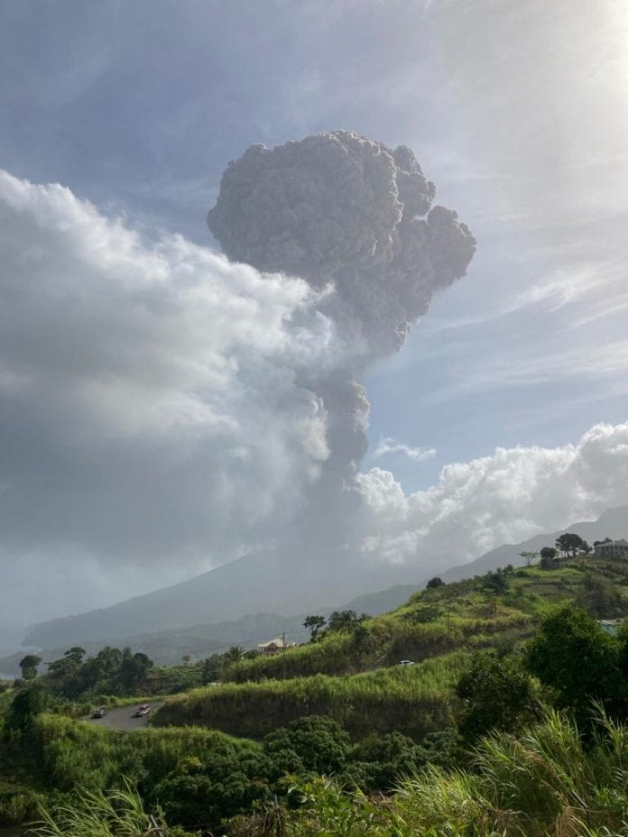 St Vincent Volcano 4 9 2021
