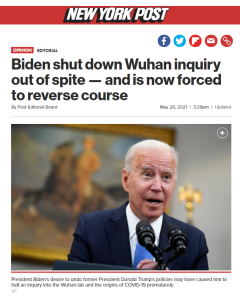 Biden Closes WUHAN
