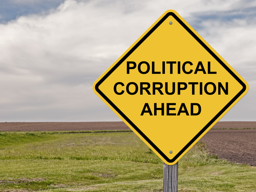 Politicial Corruption Ahead