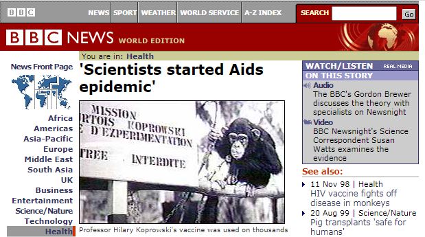 AIDS BBC HAMILTON