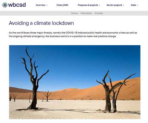 Climate Lockdown WBCSB