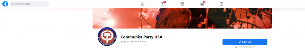 Communist Party on Face Book 1024x163