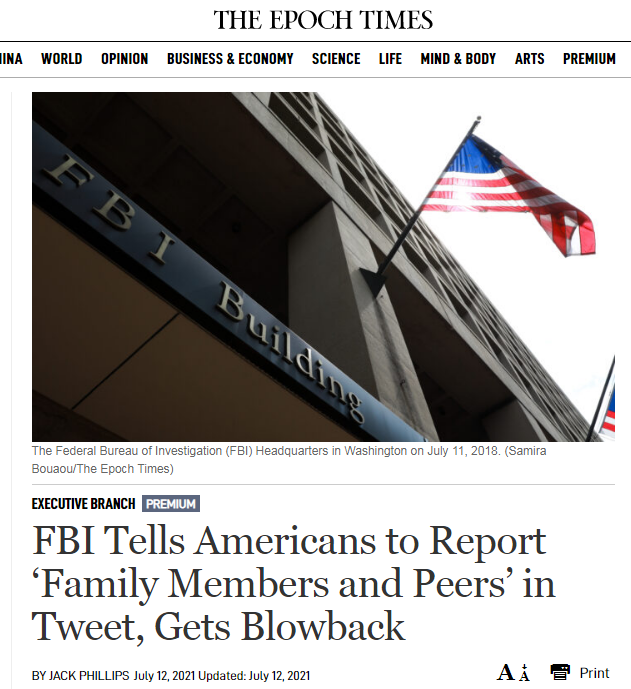 FBI Report Family
