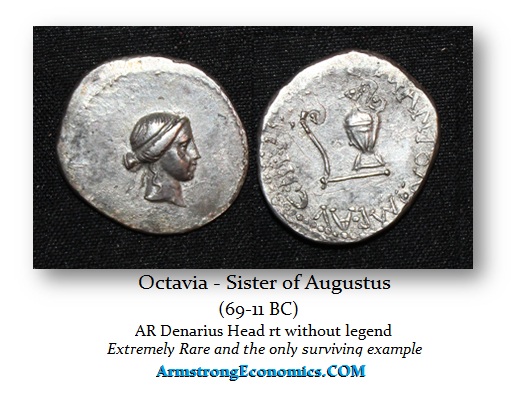 Octavia AR Denarius Unique
