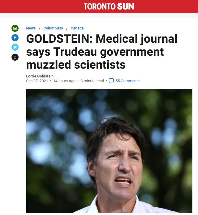 Trudeau Silenced Scientists