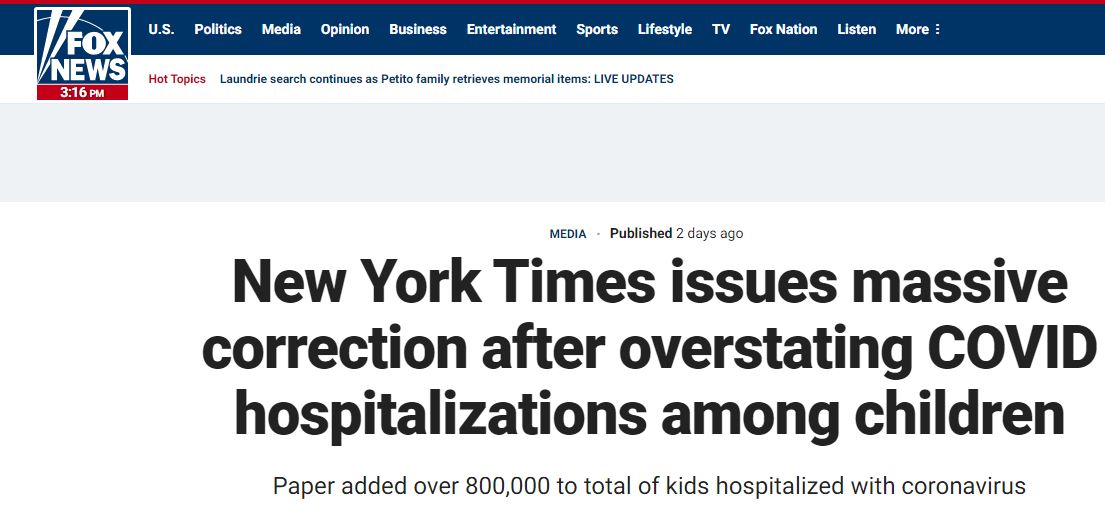 NY Times 800000 Children