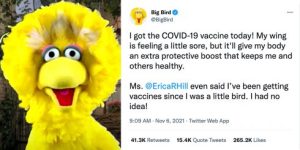 Big Bird gets Covid vaccine feature 1 490x245 1