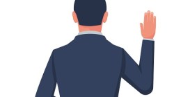 Businessman,Taking,Oath.,Dishonest,Politician.,Hand,In,The,Oath,Is