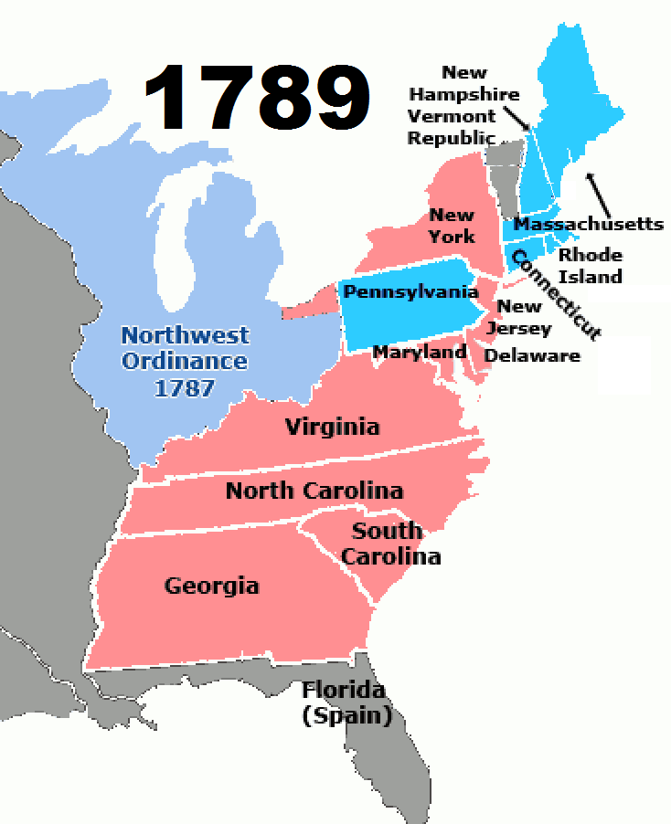 US First States 1789
