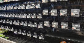 Bare Shelves Whole Foods