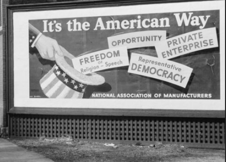 American Way 1930 Billboard