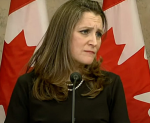 Deputy Prime Minister Chrystia Freeland 300x246