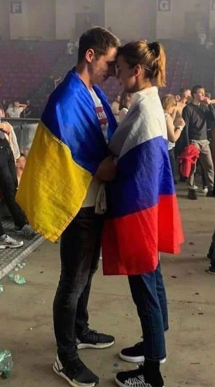 Ukraine Russia Love