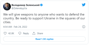 ZelenskyyTweetGuns