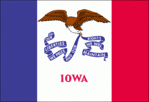 state flag of iowa 850x583 1 300x206