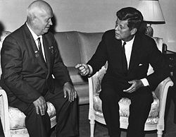 John Kennedy Nikita Khrushchev 1961