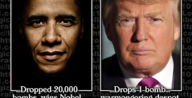Trump Obama Neocon War Bombs