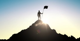 Business,,Success,,Leadership,,Achievement,And,People,Concept,-,Silhouette,Of