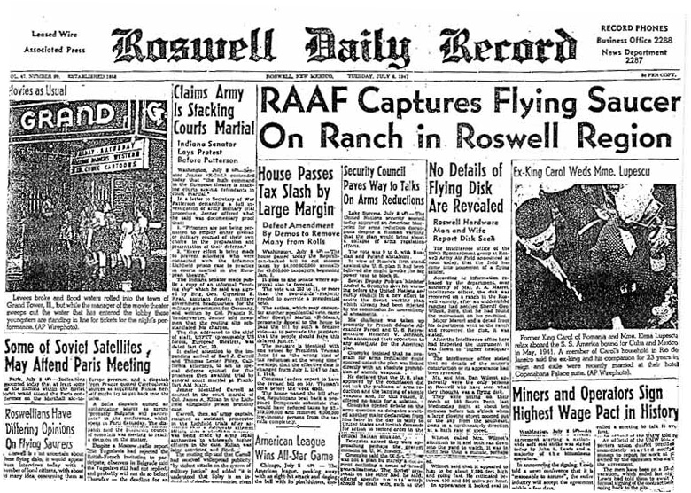 Roswell Captured Saucer