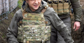 Zelensky Playing Soldier