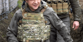 Zelensky Playing Soldier