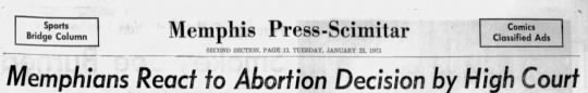 Abortion Headline