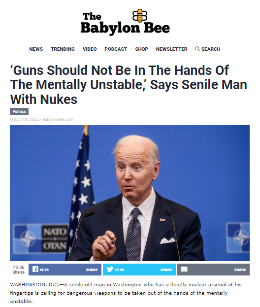 Biden on Guns Nukes