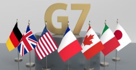 G7,Table,Flags,,3d,Render.,Flags,Of,Group,Of,Seven