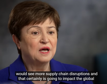 Kristalina Georgieva Supply Chain Disruptions