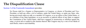 Insurrection Clause