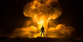 Nuclear,War,Concept.,Explosion,Of,Nuclear,Bomb.,Creative,Artwork,Decoration