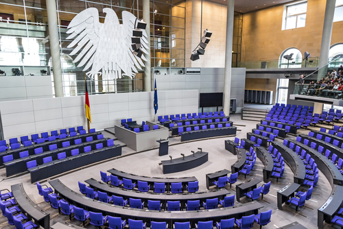 Berlin,,Germany,-,September,20,,2017:,Interior,Of,Plenary,Hall