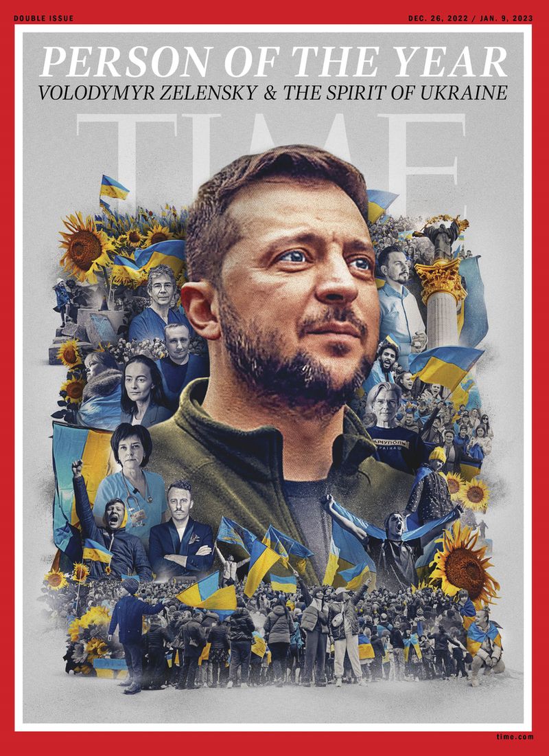 Time 2022 Zelensky Man of the Year